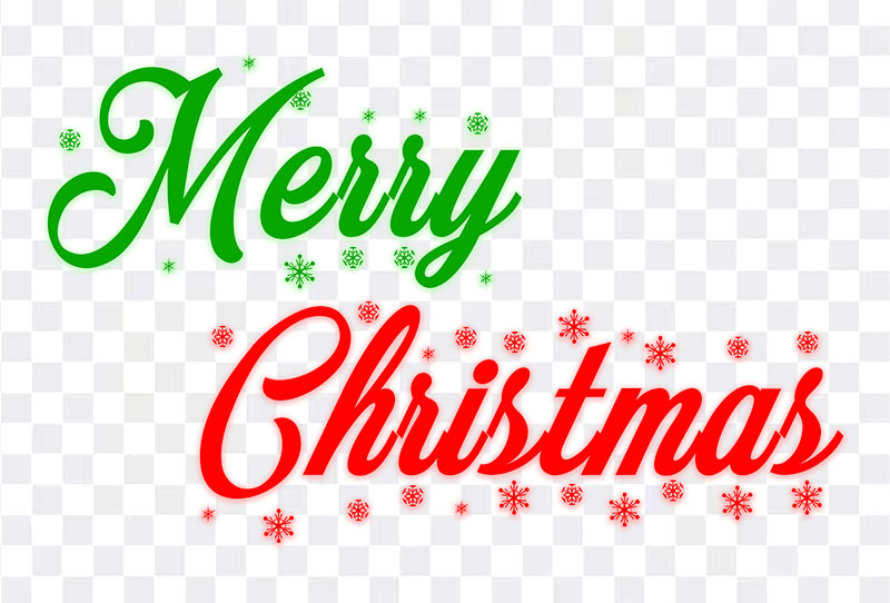 Free HQ Merry Christmas Text Png Clipart Image Transparent For Free Download