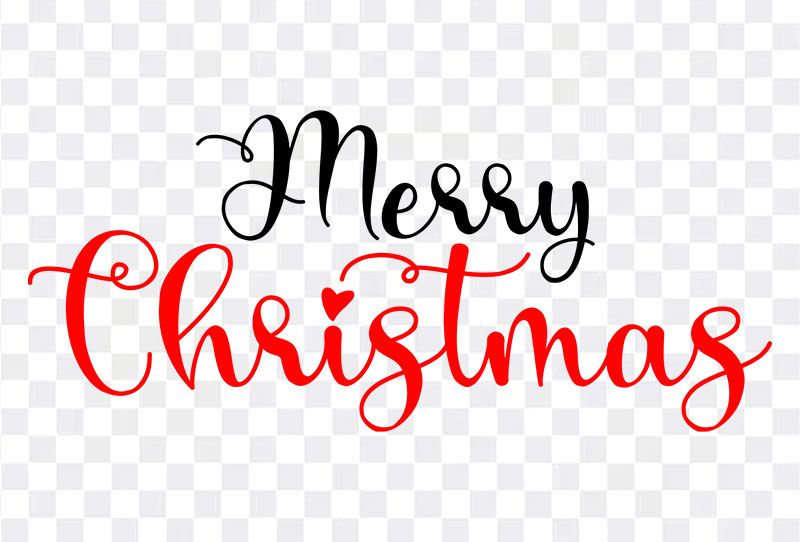 Transparent Decorative Merry Christmas Text Vector Png Clipart Image For Free Download