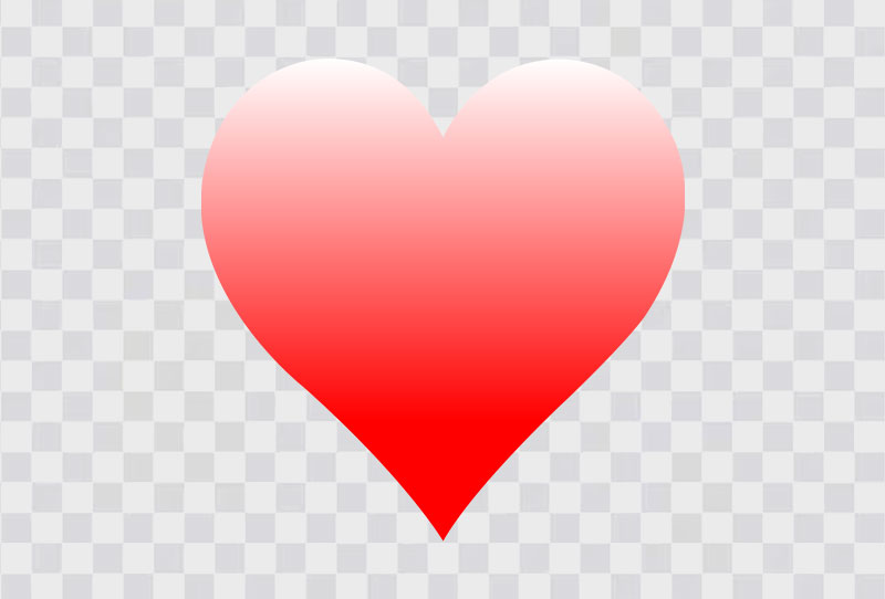 Gradient Red Heart Vector Clipart Png Image Transparent For Free Download