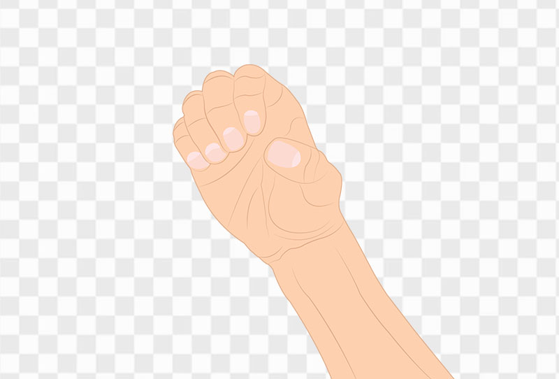 Download Free Arm And Fist Hand Gesture Cartoon Clipart Png Image With Transparent Background