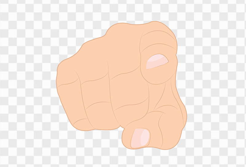 Free Index Finger Pointing Cartoon Clipart Png Image Transparent For Free Download
