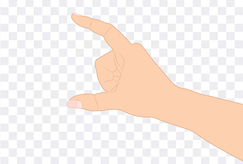 Transparent Human Hand Picking Gesture Cartoon Clipart Image For Free Download
