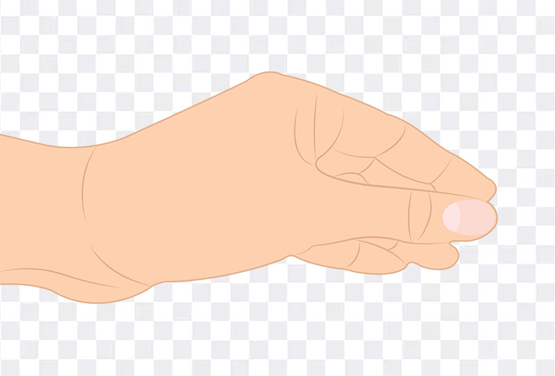 Cartoon Hand Gesture Png Clipart Image With Transparent Background Free Download