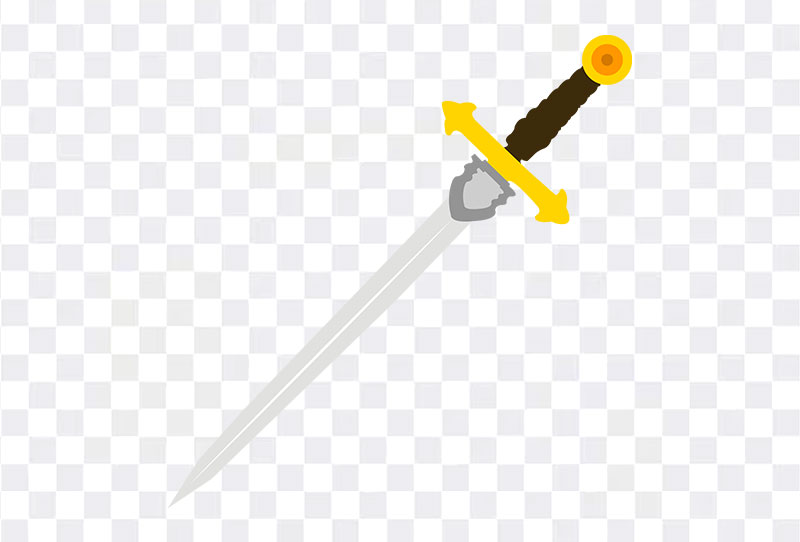 Game Sword Weapon Vector Clipart Png Transparent Image For Free Download