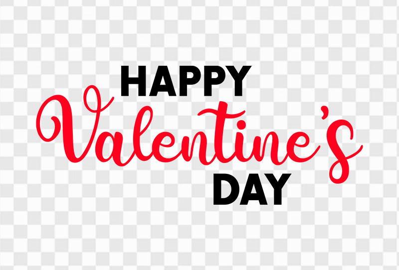 Handwritten Romantic Valentine Day Text Vector Png Image Transparent For Free Download