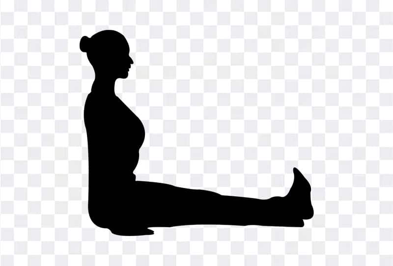 Women Practicing Staff Pose Silhouette Png Image Transparent For Free Download