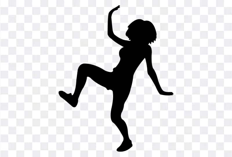 HQ Female Figure Dance Silhouette Vector Png Image For Free Download