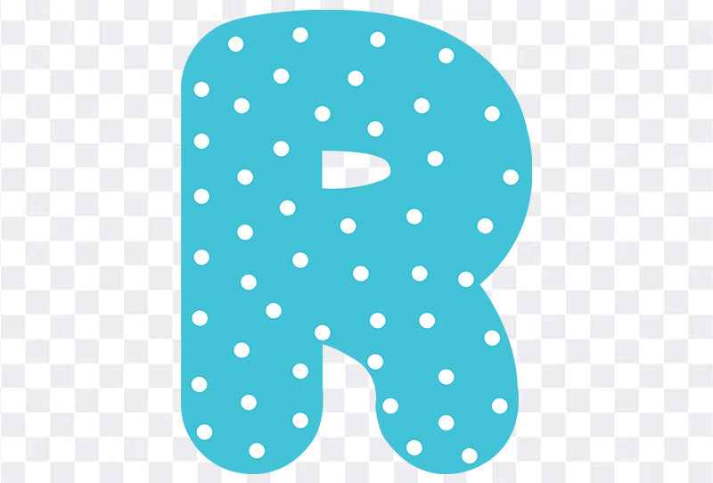Dotted R Alphabet Letter Vector Png Clipart Image On Transparent Background Free Download