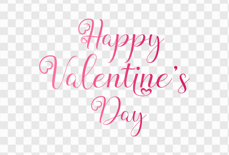 Happy Valentines Day Cute Font Vector Png Image Transparent For Free Download