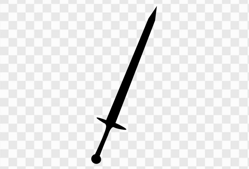 Transparent Sword Silhouette Png Clipart Image For Free Download