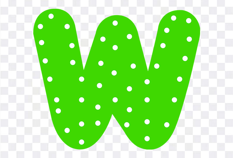 Download W Cartoon Alphabet Vector Free Png Clipart Image With Transparent Background