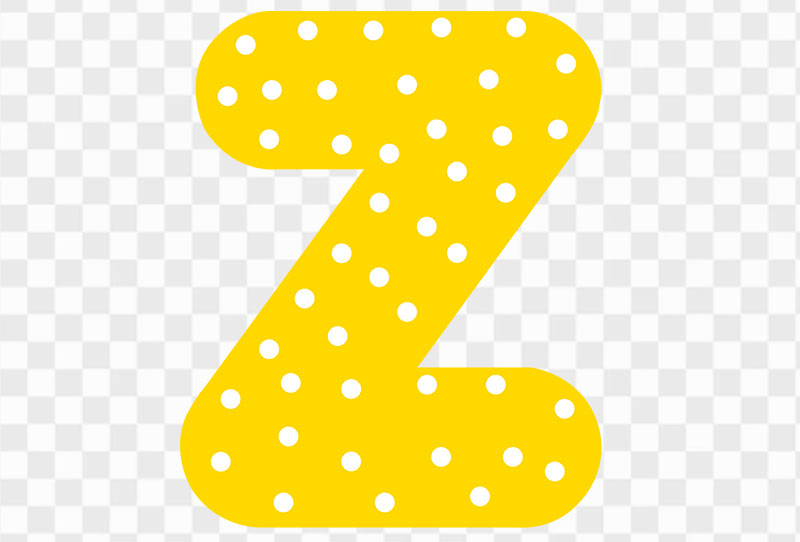 Yellow Z Alphabet For Kids Books Vector Png Clipart Image Transparent Free Download