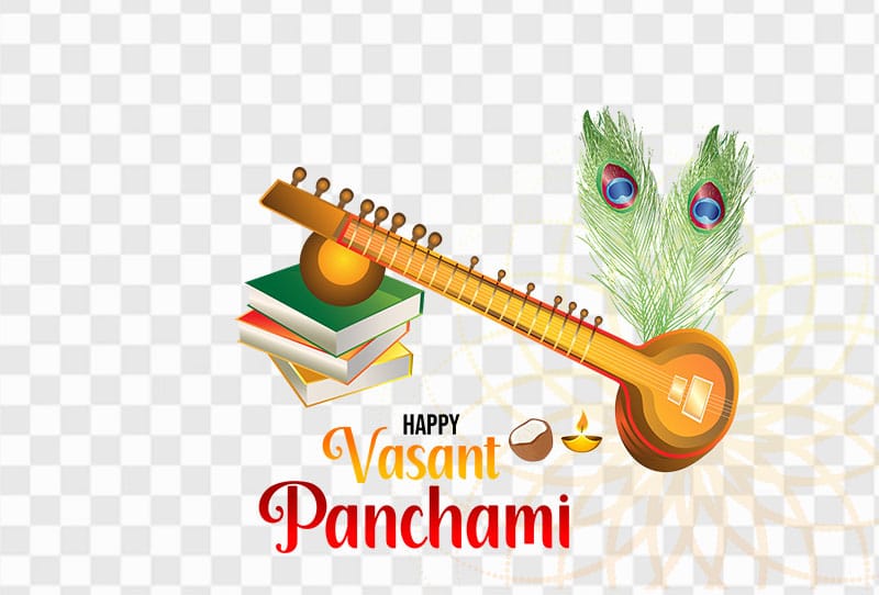 Download Vasant Panchami Vector Clipart Free Png Transparent Image