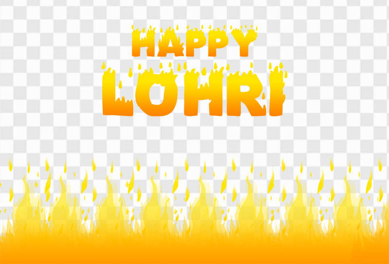 Happy Lohri Vector Design Png Transparent Image Free Download