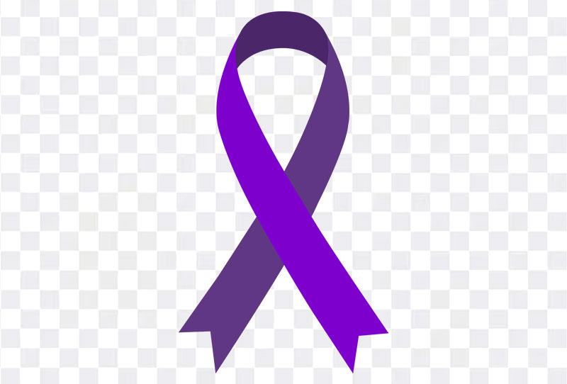 Violet Cancer Ribbon Vector Clipart Png Transparent Images Free Download