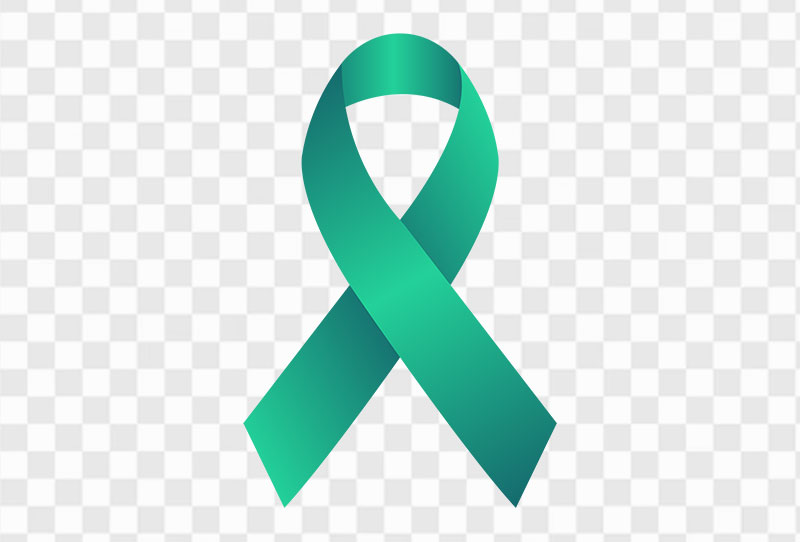 Realistic Ribbon For Ovarian Cancer Awareness Vector Clipart Png Transparent Image Free Download