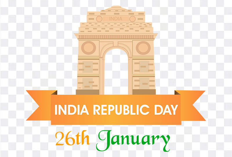 Hand Drawn India Republic Day Vector Design Png Transparent Image Free Download