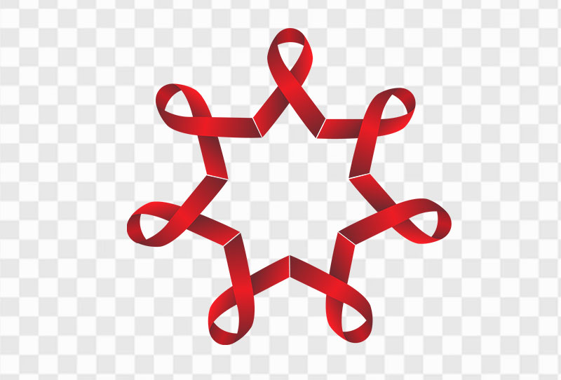 Cancer Awareness Red Ribbon Vector Clipart Png Transparent Image Free Download