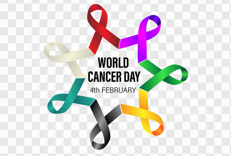 Free World Cancer Day Vector Design With Ribbon Png Transparent Image For Download
