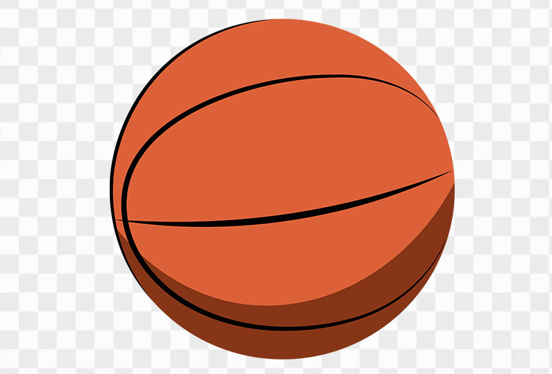 Simple Basketball Vector Clipart Png Transparent Image Free Download