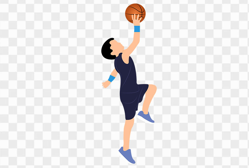 Boy Child Playing Basketball Vector Clipart Hd Png Transparent Image For Free Download