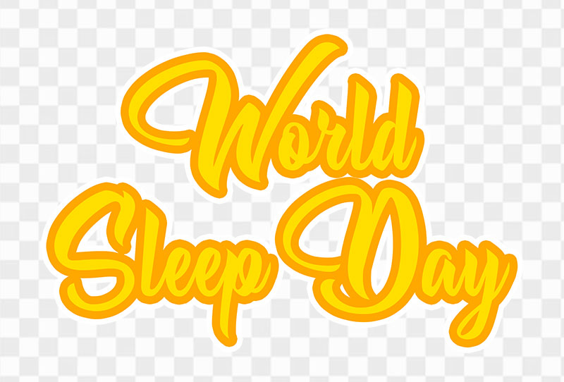 World Sleep Day Text Vector Png Transparent Image For Free Download