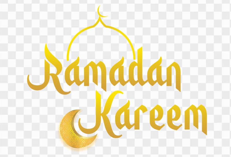 Ramadan Kareem Arabic Text Vector Png Transparent Image Free Download