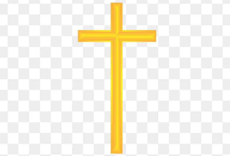 Gold Christian Cross Vector Clipart Png Image Free Download