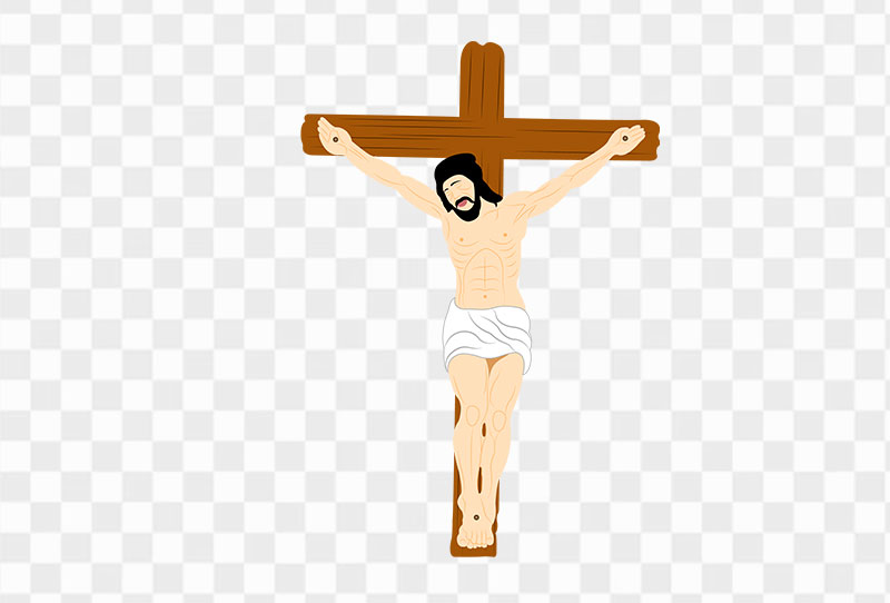 Download Jesus Crucified Vector Clipart Png Transparent Free Image