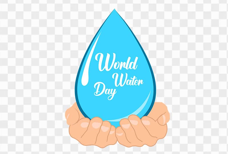 World Water Day | Hand Hold Water Drop Vector Illustration Png Image Free Download