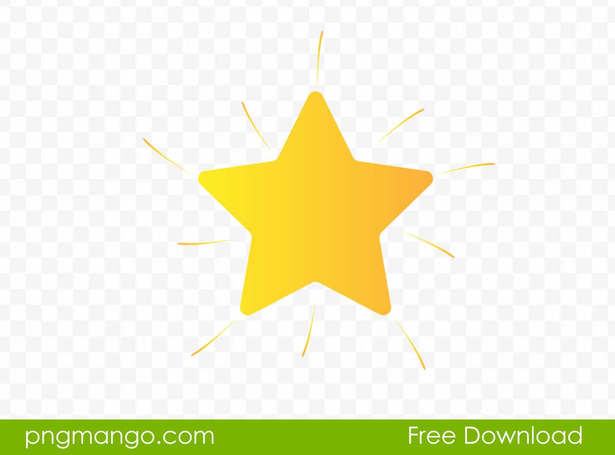 Yellow Five Pointed Star Vector Clipart Png Image Free Download
