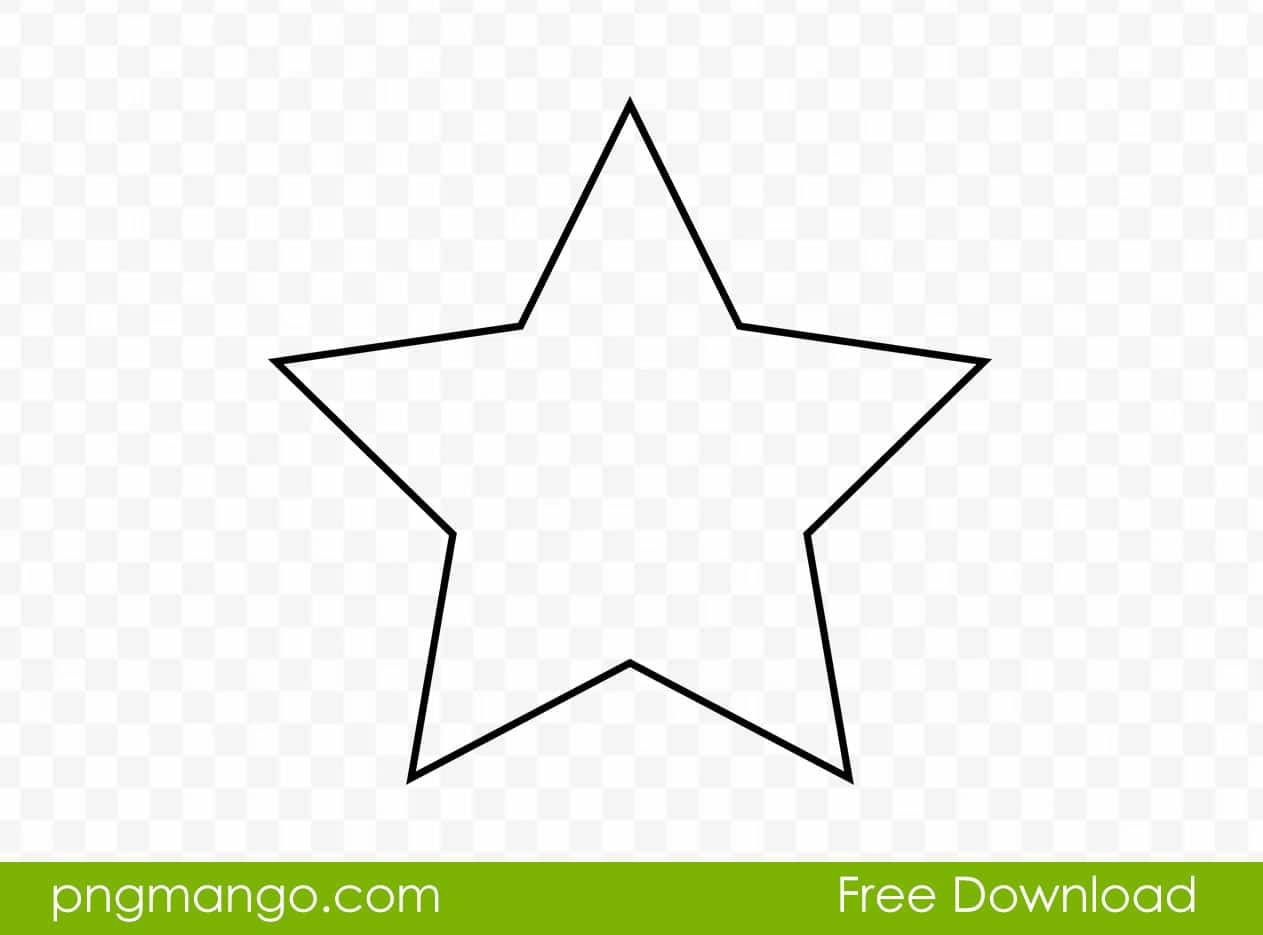 Black Star Border Vector Clipart Png Image for free download